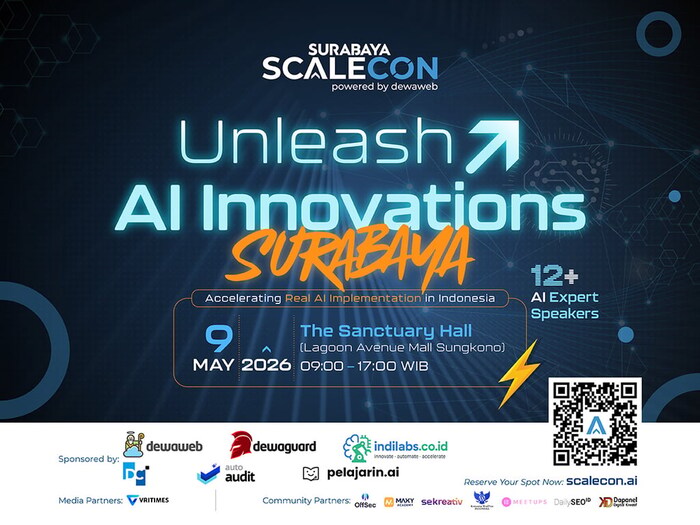 Dewaweb Presents SCALECON 2026 in Surabaya: Real Movement for AI Implementation for Businesspeople